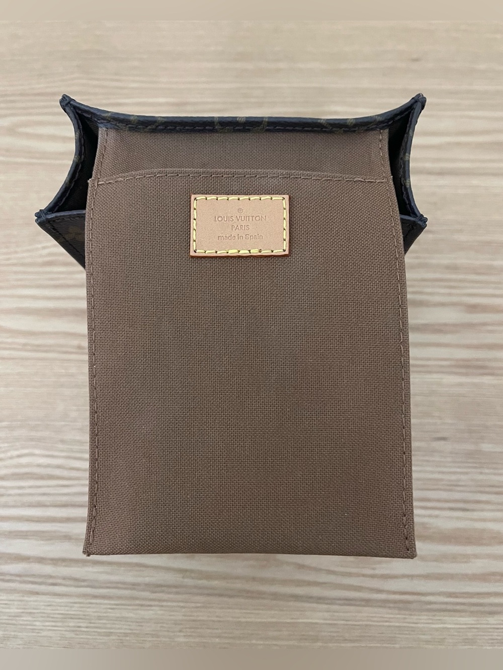 LOUIS VUITTON Petit Sac Plat Crossbody Monogram Canvas Bag Like New - Picture 6 of 14